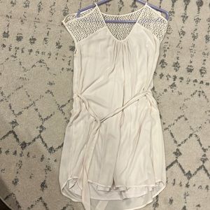 Cold shoulder, crochet top, flowy dress